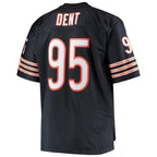 C.Bears #95 Richard Dent Mitchell & Ness Navy Big & Tall Retired Player Replica Stitched Football Jerseys