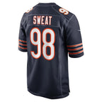 C.Bears #98 Montez Sweat Navy Game Stitched Football Jerseys