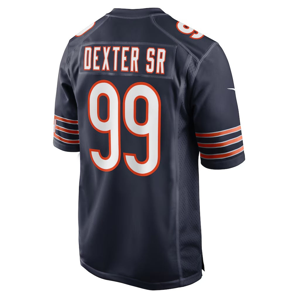 C.Bears #99 Gervon Dexter Sr. Navy Game Stitched Football Jerseys
