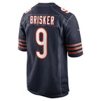 C.Bears #9 Jaquan Brisker Navy Game Player Stitched Football Jerseys