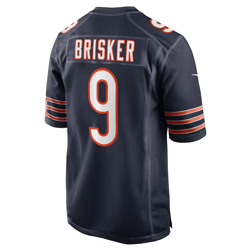 C.Bears #9 Jaquan Brisker Navy Game Player Stitched Football Jerseys