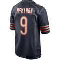 C.Bears #9 Jim McMahon Navy Game Retired Player Stitched Football Jerseys