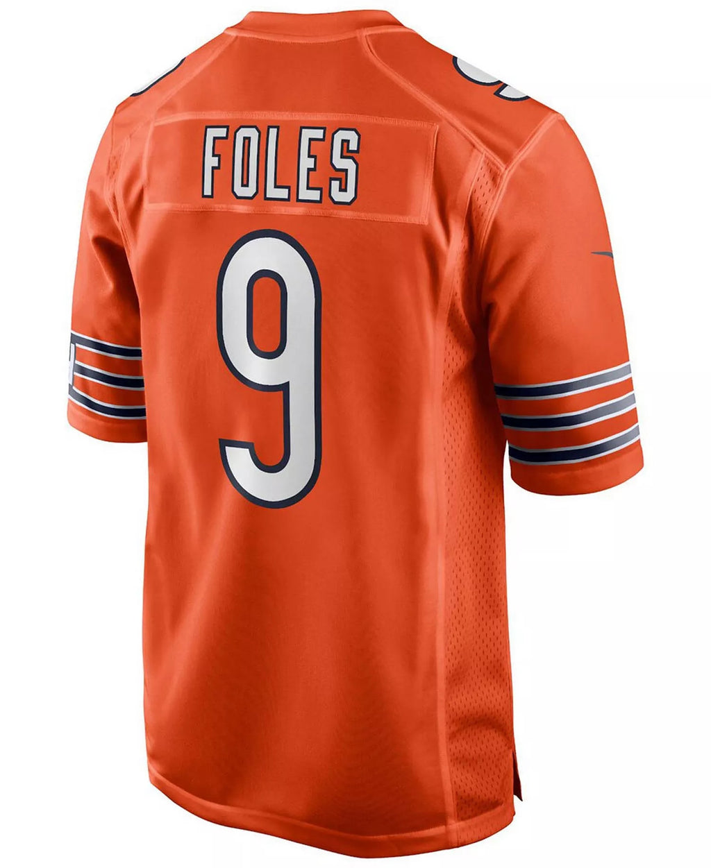 C.Bears #9 Nick Foles Orange Game Retired Player Stitched Football Jerseys