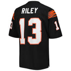 C.Bengals #13 Ken Riley Mitchell & Ness Black Authentic Throwback Retired Player Stitched Football Jerseys