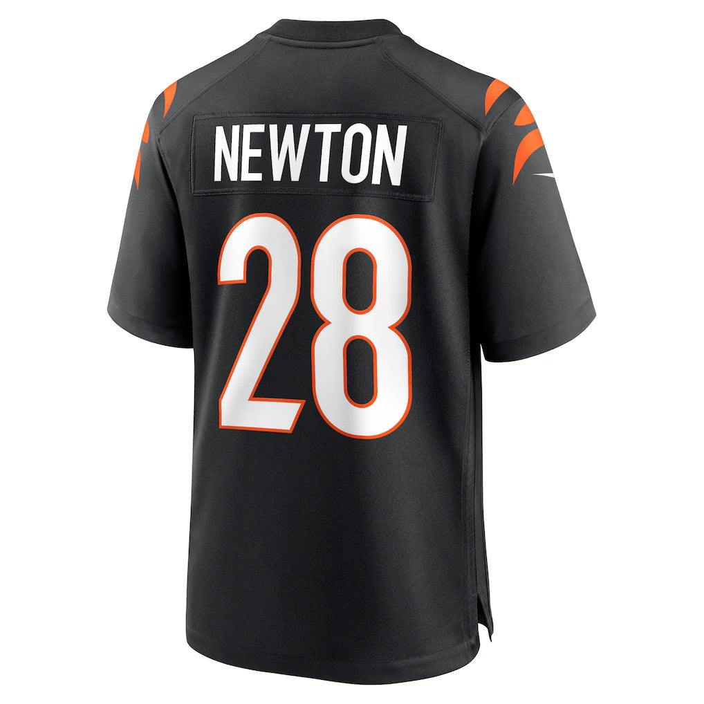 C.Bengals #28 Josh Newton Black Game Stitched Football Jerseys
