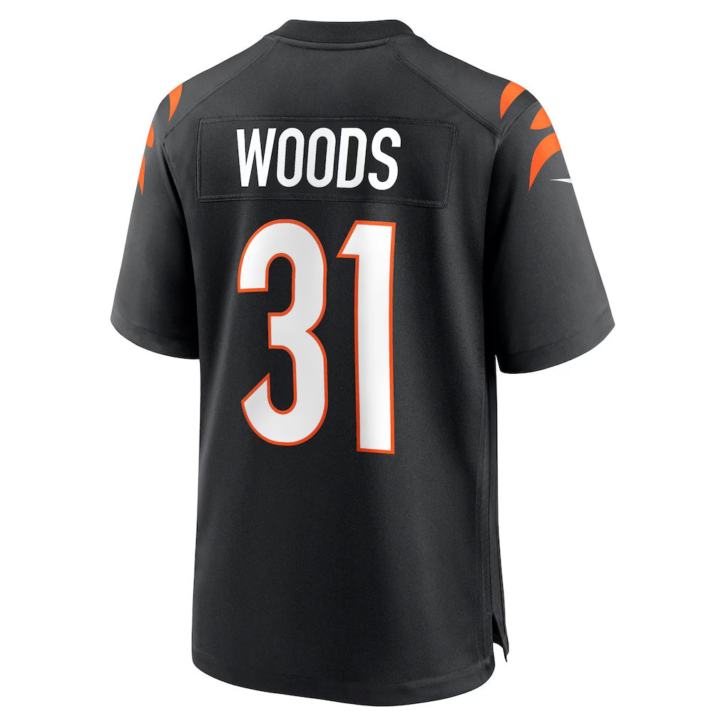 C.Bengals #31 Ickey Woods Black Retired Player Game Stitched Football Jerseys