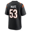 C.Bengals #53 Boye Mafe Black Team Game Stitched Football Jerseys