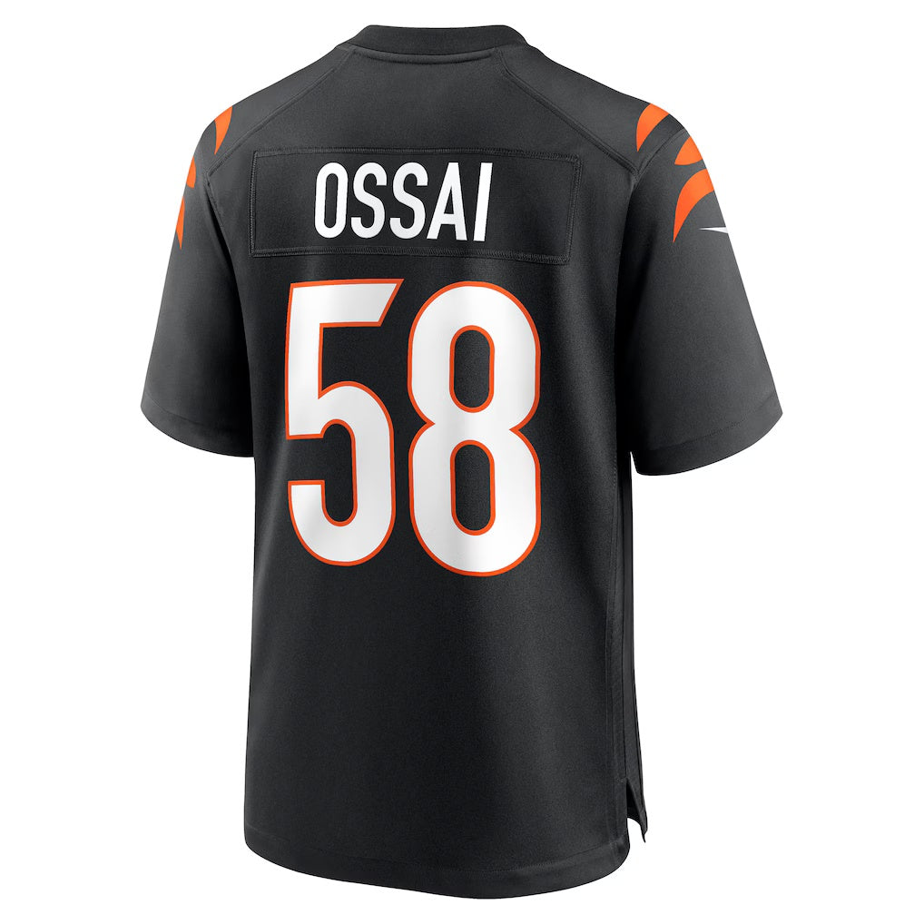 C.Bengals #58 Joseph Ossai Black Game Stitched Football Jerseys