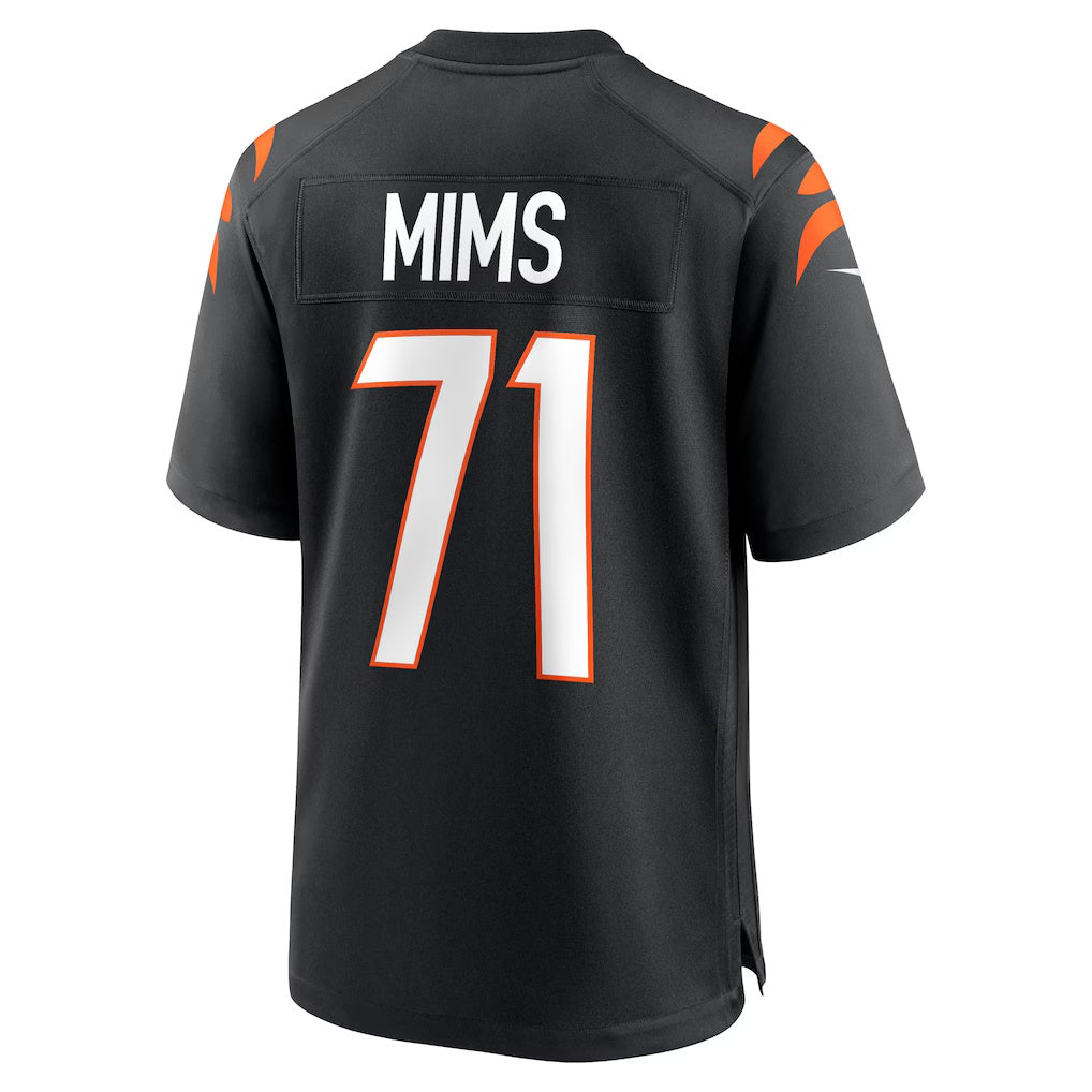 C.Bengals #71 Amarius Mims Black Player Game Stitched Football Jerseys