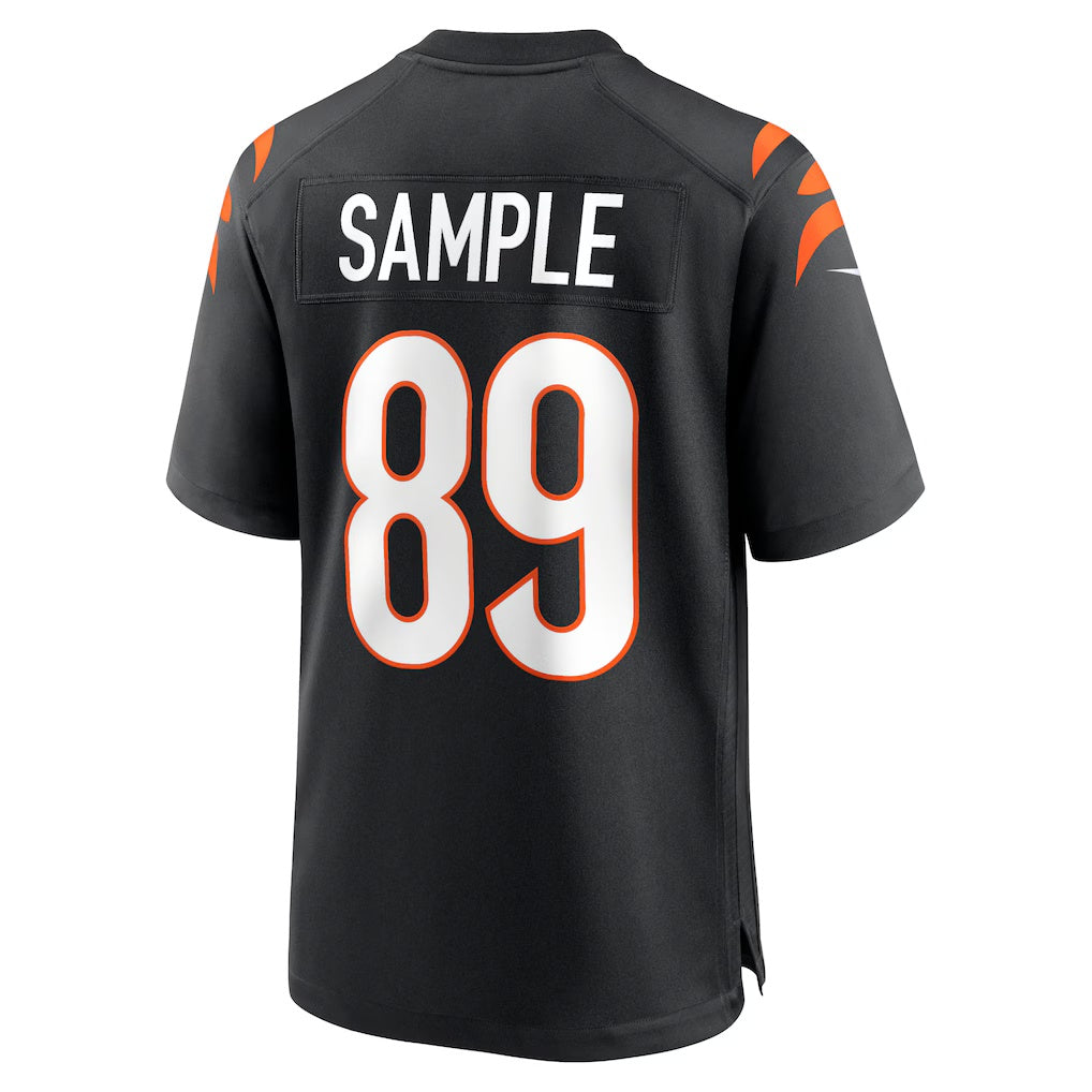 C.Bengals #89 Drew Sample Black Game Stitched Football Jerseys