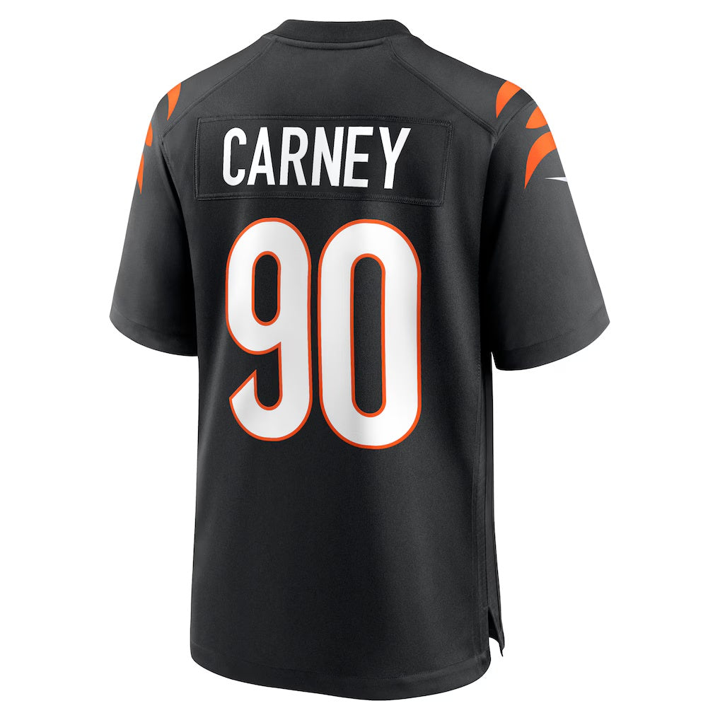 C.Bengals #90 Owen Carney Black Home Game Player Stitched Football Jerseys