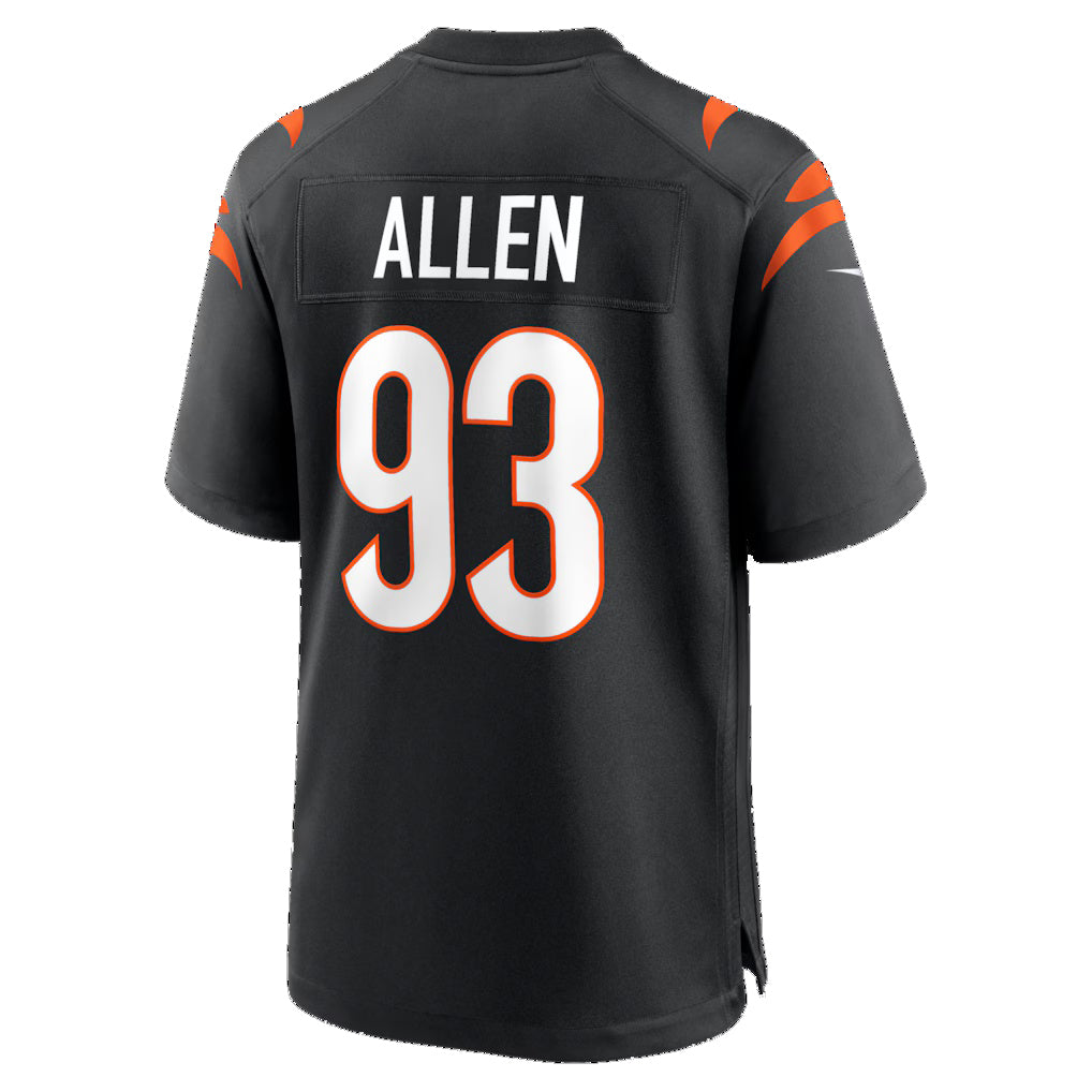 C.Bengals #93 Jonathan Allen Black Team Game Stitched Football Jerseys