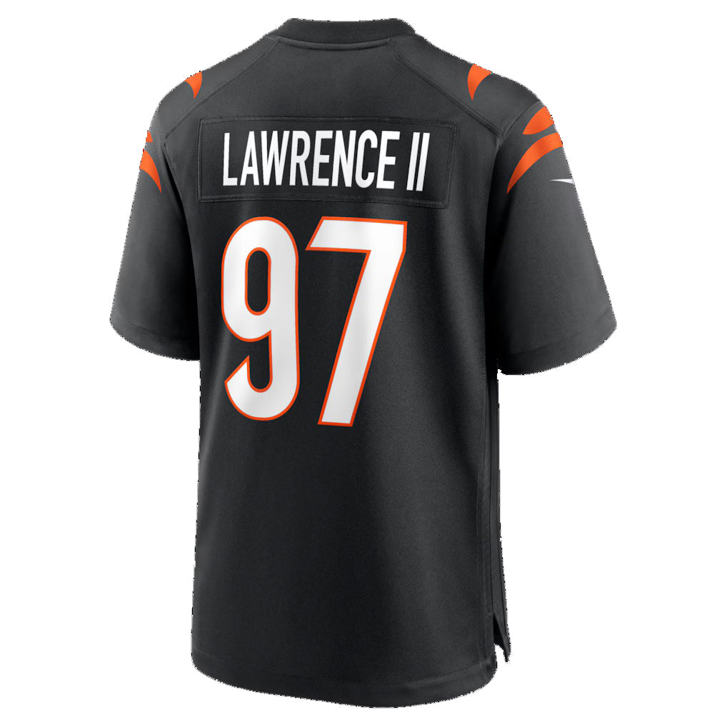 C.Bengals #97 Dexter Lawrence II Black Game Stitched Football Jerseys