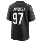 C.Bengals #97 Dexter Lawrence II Black Game Stitched Football Jerseys
