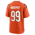 C.Bengals #99 Myles Murphy Orange Alternate Game Stitched Football Jerseys