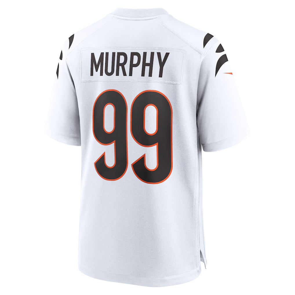 C.Bengals #99 Myles Murphy White Team Game Stitched Football Jerseys
