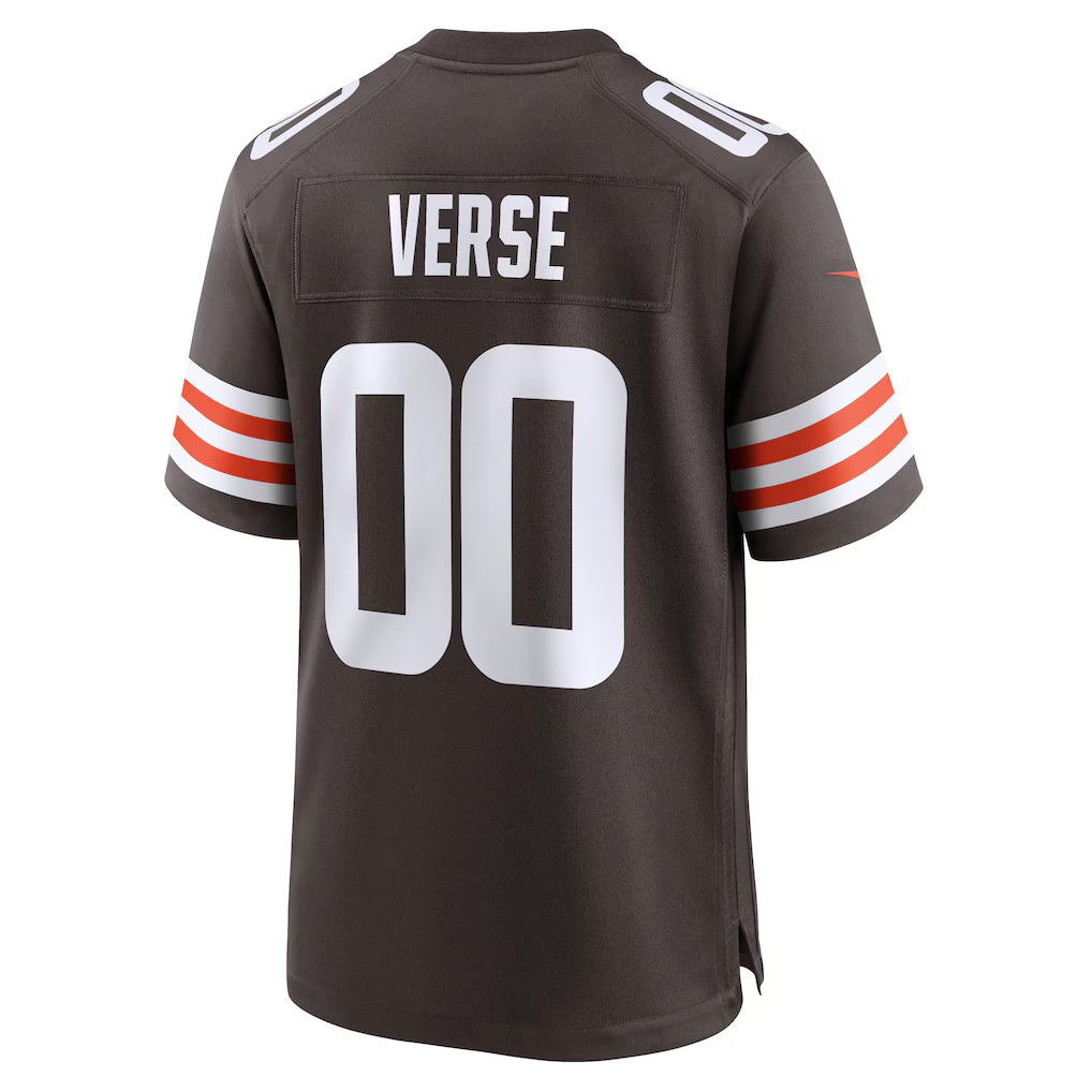 C.Browns #00 Jared Verse Brown Game Stitched Football Jerseys