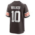 C.Browns #10 Phillip Walker Brown Team Game Stitched Football Jerseys