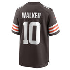 C.Browns #10 Phillip Walker Brown Team Game Stitched Football Jerseys