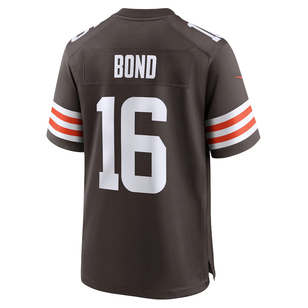 C.Browns #16 Isaiah Bond Brown Team Game Stitched Football Jerseys