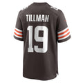 C.Browns #19 Cedric Tillman Brown Game Stitched Football Jerseys