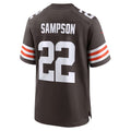 C.Browns #22 Dylan Sampson Brown Team Game Stitched Football Jerseys
