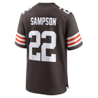 C.Browns #22 Dylan Sampson Brown Team Game Stitched Football Jerseys
