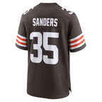 C.Browns #35 Raheim Sanders Brown Team Game Stitched Football Jerseys