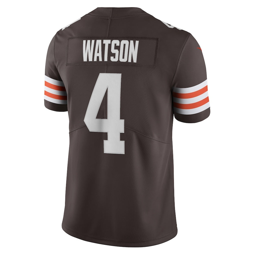 C.Browns #4 Deshaun Watson Brown Vapor Limited Stitched Football Jerseys