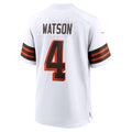 C.Browns #4 Deshaun Watson White Alternate Game Stitched Football Jerseys