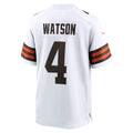 C.Browns #4 Deshaun Watson White Game Stitched Football Jerseys