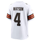 C.Browns #4 Deshaun Watson White Game Stitched Football Jerseys