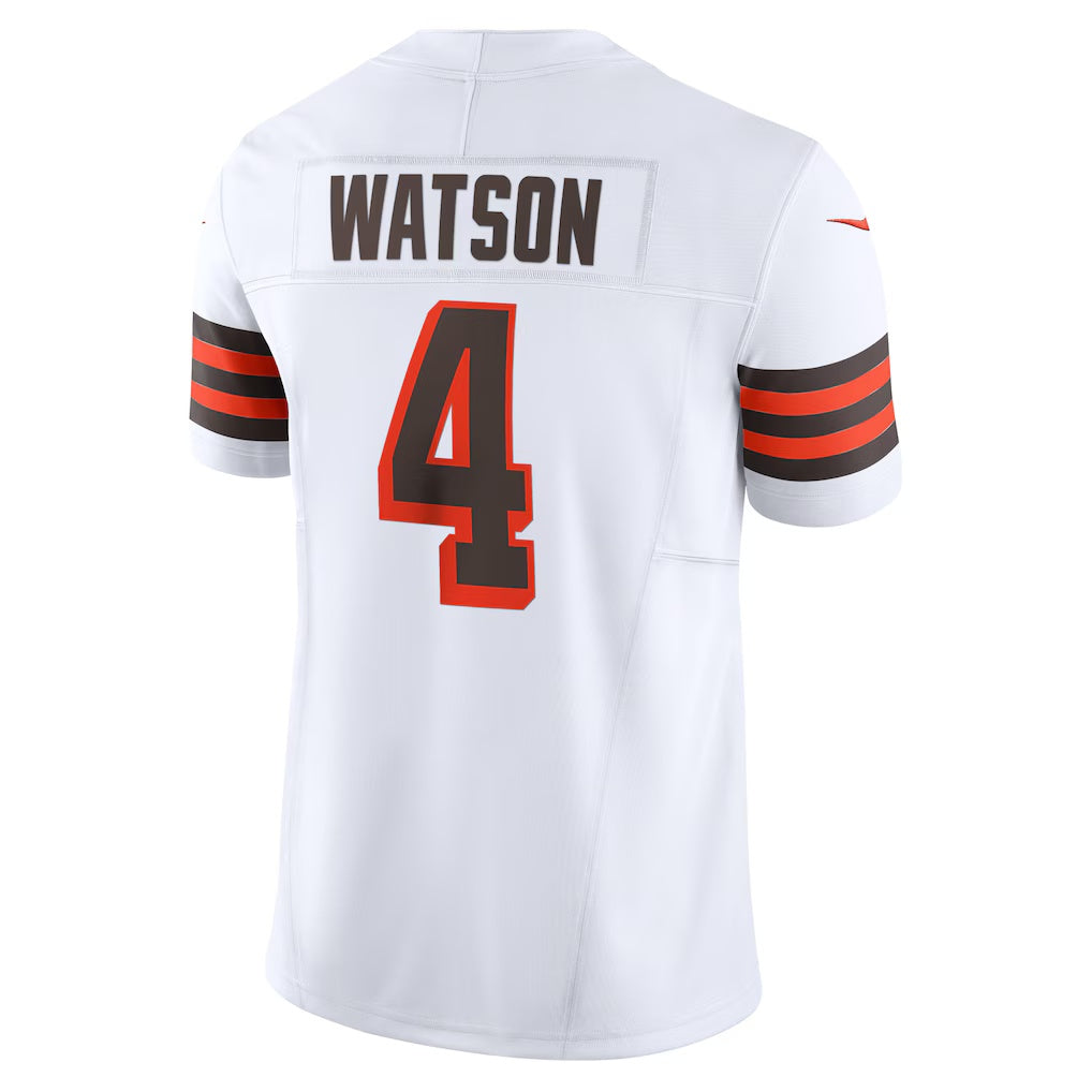 C.Browns #4 Deshaun Watson White Vapor F.U.S.E. Limited Stitched Football Jerseys