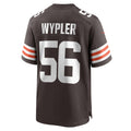 C.Browns #56 Luke Wypler Brown Team Game Stitched Football Jerseys
