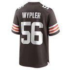 C.Browns #56 Luke Wypler Brown Team Game Stitched Football Jerseys