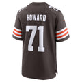 C.Browns #71 Tytus Howard Brown Team Game Stitched Football Jerseys