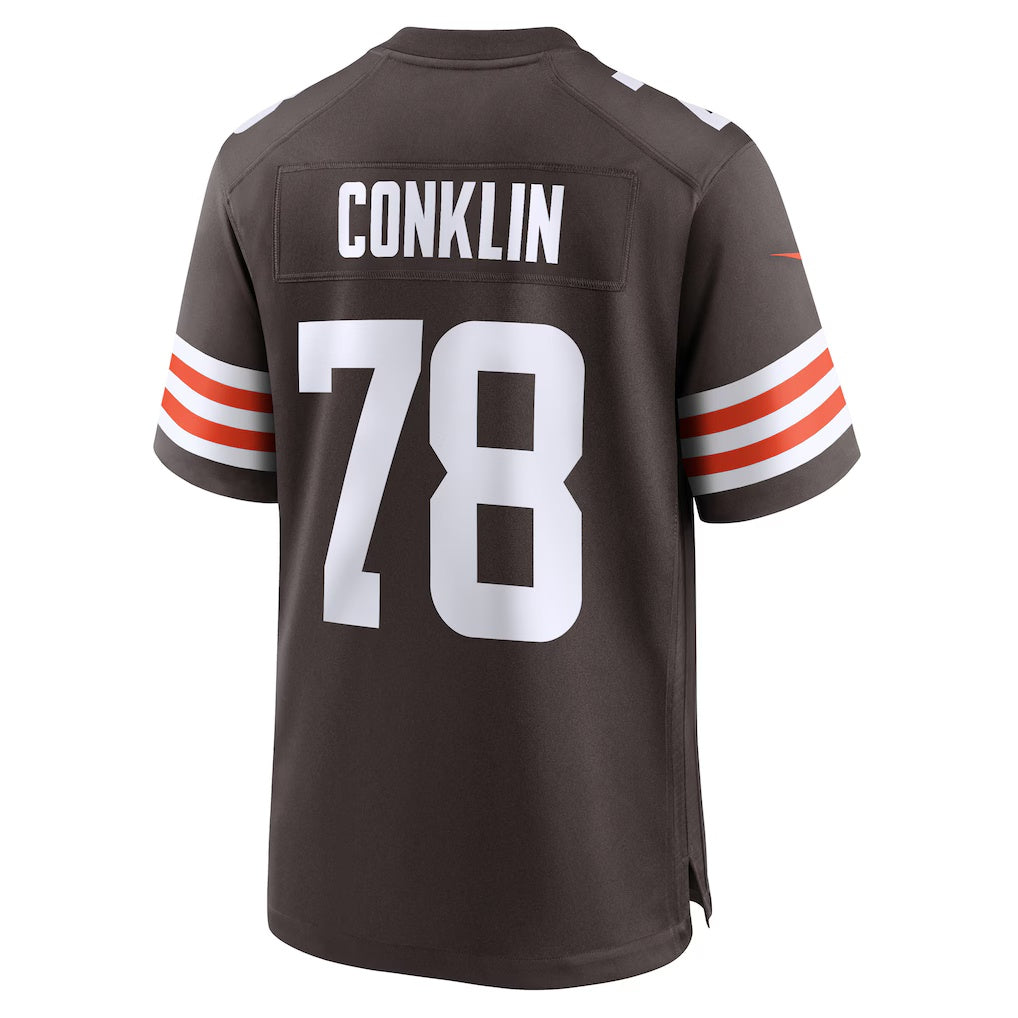 C.Browns #78 Jack Conklin Brown Team Game Stitched Football Jerseys