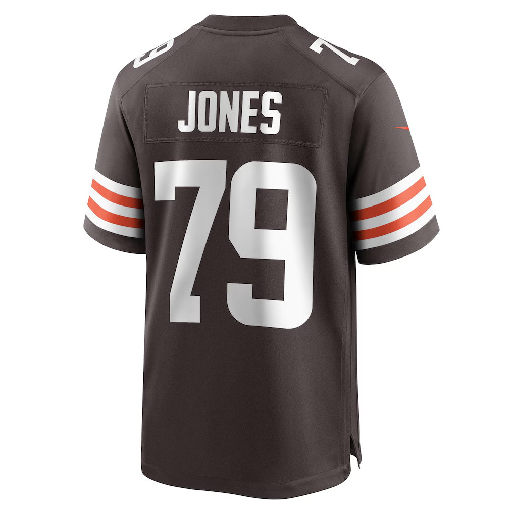 C.Browns #79 Dawand Jones Brown Team Game Stitched Football Jerseys