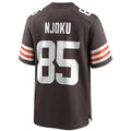 C.Browns #85 David Njoku Brown Player Game Stitched Football Jerseys