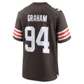 C.Browns #94 Mason Graham Brown 2025 Draft First Round Pick Game Stitched Football Jerseys