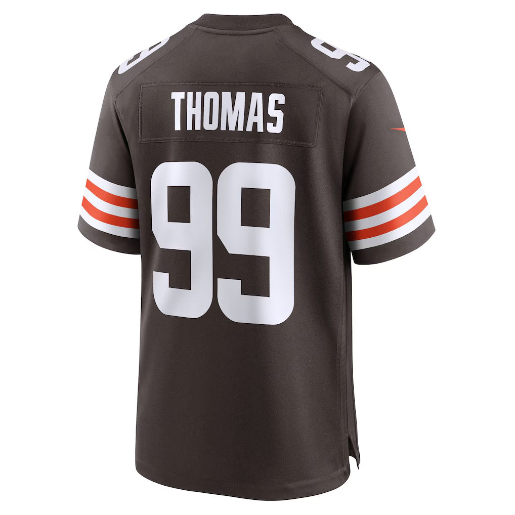 C.Browns #99 Cameron Thomas Brown Team Game Stitched Football Jerseys