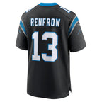 C.Panthers #13 Hunter Renfrow Black Team Game Stitched Football Jerseys