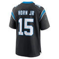 C.Panthers #15 Jimmy Horn Jr Black Team Game Stitched Football Jerseys