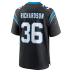C.Panthers #36 Demani Richardson Black Team Game Stitched Football Jerseys