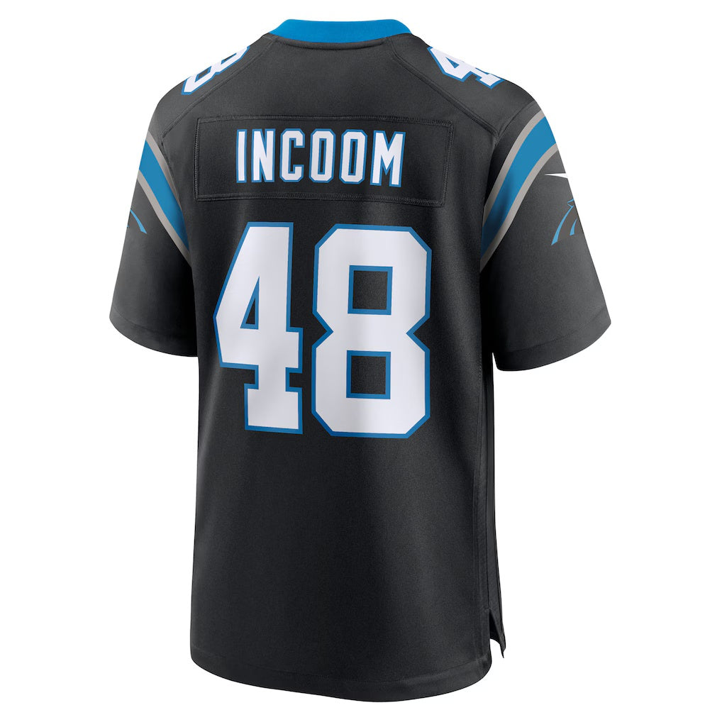C.Panthers #48 Thomas Incoom Black Team Game Stitched Football Jerseys