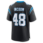 C.Panthers #48 Thomas Incoom Black Team Game Stitched Football Jerseys