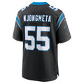 C.Panthers #55 Maema Njongmeta Black Team Game Stitched Football Jerseys