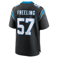 C.Panthers #57 Monroe Freeling Black 2026 Draft First Round Pick No. 19 Team Game Stitched Football Jerseys