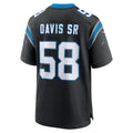 C.Panthers #58 Thomas Davis Sr. Black Team Retired Game Stitched Football Jerseys
