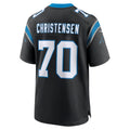 C.Panthers #70 Brady Christensen Black Team Game Stitched Football Jerseys